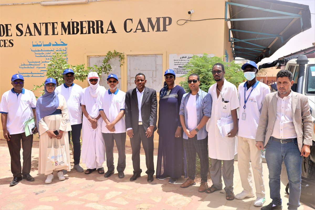 OMS_Mauritanie's tweet photo. 🚀 Lancement de l'outil #EWARS à Mberra!  La surveillance épidémiologique digitale débarque dans la région de Hodh Echargui. 💪 205 établissements de santé l'utilisent déjà depuis le 11/05/23. 🏥 Camp de Mberra, foyer de8⃣4⃣0⃣9⃣3⃣réfugiés maliens (98,4%)#CSU #OMS #UNHCR https://t.co/R3vENeEUPM