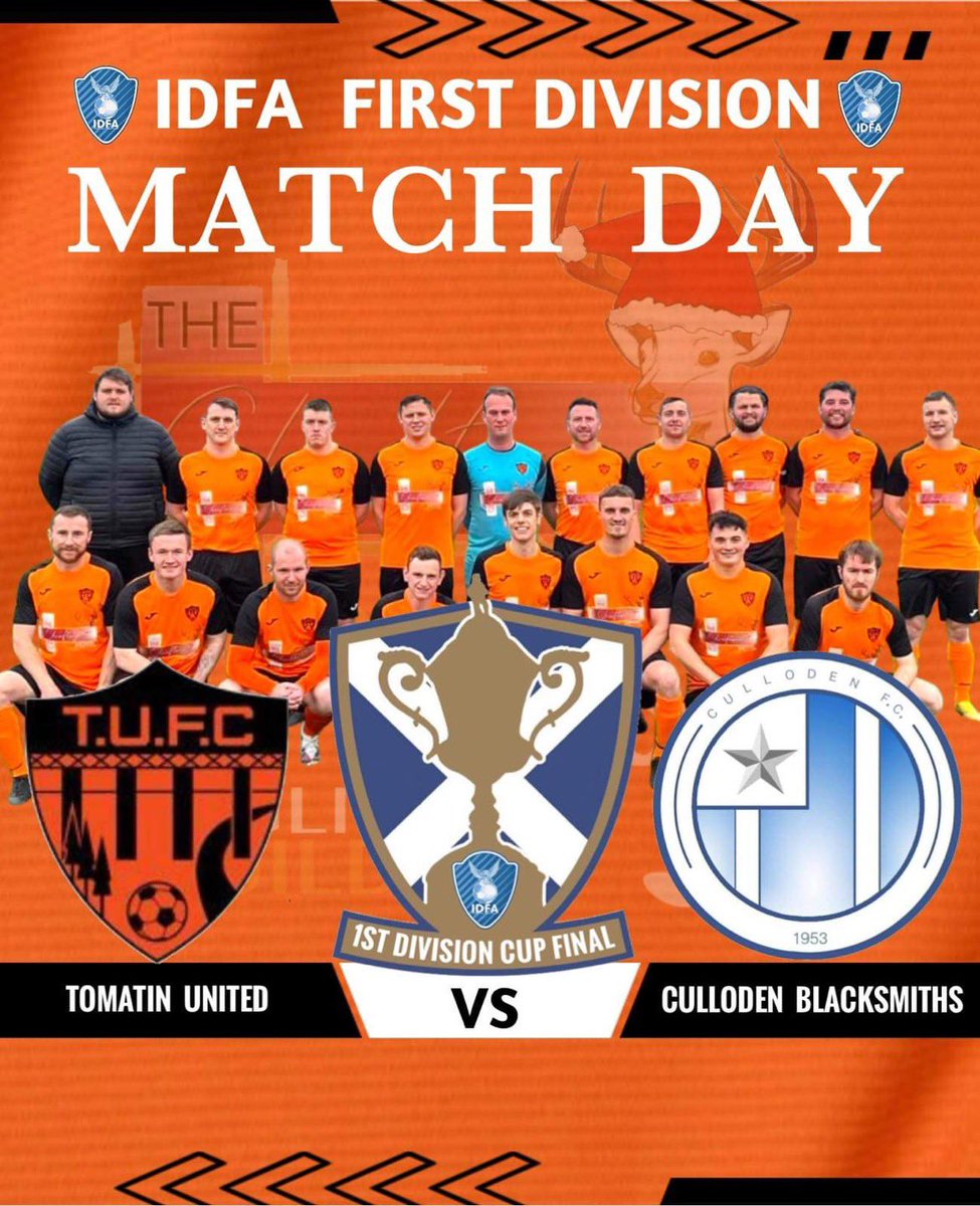 Match day 🟠⚫️

🆚 Culloden
🏆 League Cup Final
⌚️ 13:30 kick off
📍 King George V playing field Fortrose 

#TUFC #Tomatin 🟠⚫️