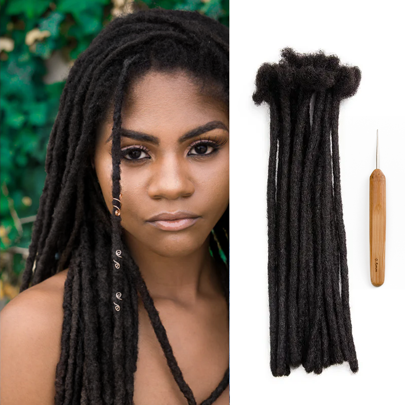 100% human hair crochet dreadlock extensions.😍💥
100% human hair guarntee √💯
100% can be bleached and dyed √💯

#hairextensions #realdreadlocs #locstylist #hairstyle #dreadlocks #hairbulk #dreadlockstyles #locextensions #dreads #locs #humanhair #wonderlocks #ombrelocs #hair