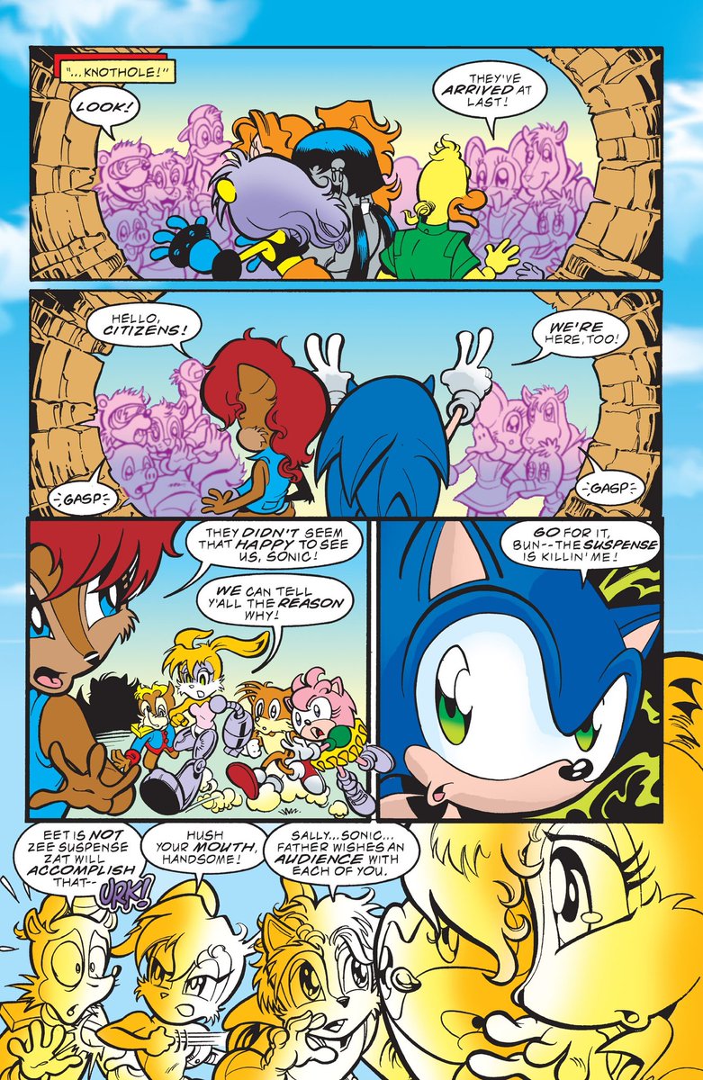 Sonic The Hedgehog 77# 
Escritura: Karl Bollers 
Arte: James Fry 
#ArchieSonic #ArchieSonicComics #SonicArchie #SonicArchieComics #SonicTheHedgehog #EliasAcorn #Sonic #SonicComic #SonicComics