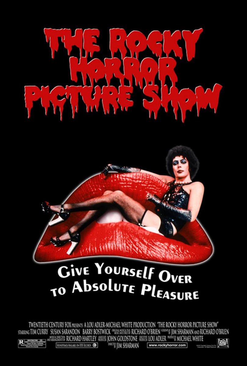 'It's just a jump to the left!'

Join #thefilmcrowd this Monday at 8pm as we do THE ROCKY HORROR PICTURE SHOW for #PrideMonth with Tim Curry's trailblazing performance as Dr Frank N Furter! It's Astounding! 

bbc.co.uk/iplayer/episod…