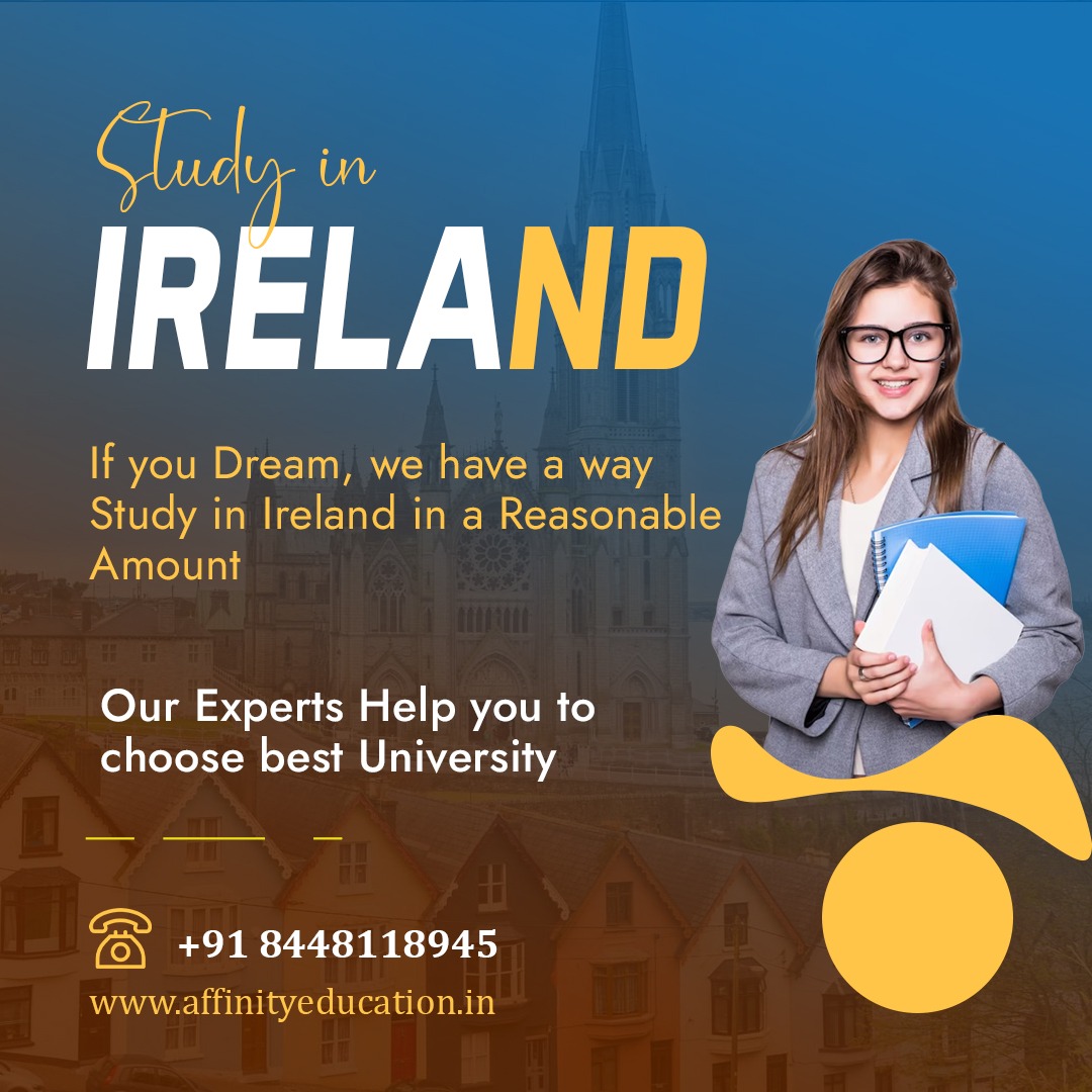 Study in Ireland💼🚀
'If you Dream, we have a way 
Study in Ireland in a Reasonable Amount'🌟

#StudyInIreland #IrishEducation #HigherEducation #StudyAbroad #InternationalStudents #LiteraryHeritage #CulturalExperience #StudentLife