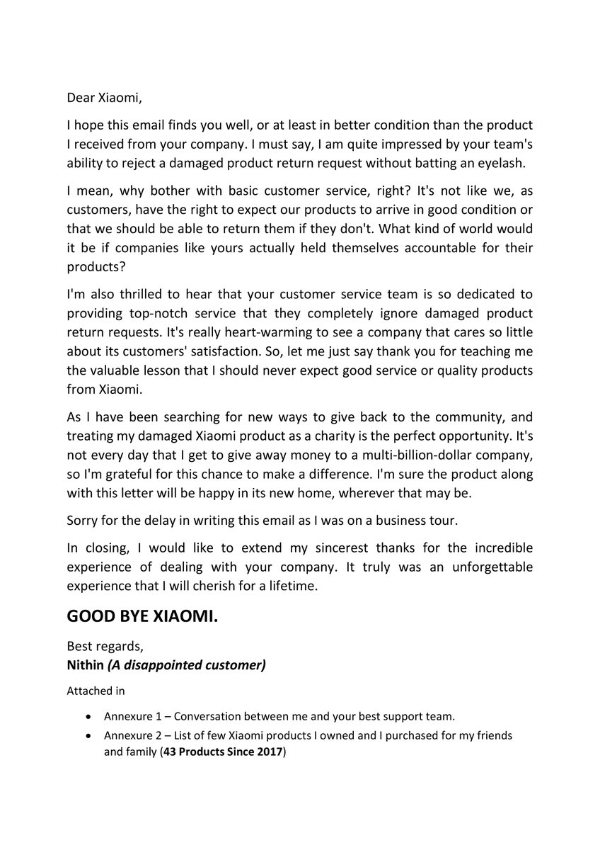 NPNambiar550's tweet photo. I am ending my long-term relationship with @Xiaomi  due to an unprecedented incident. Don't worry, guys! It was a healthy breakup, and to honor our fruitful past, I've sent a wonderful gift to @hawkeye  as a symbol of our relationship. Hey, @Lenovo @Google , are you free tonight? https://t.co/XXKW2GWnFQ