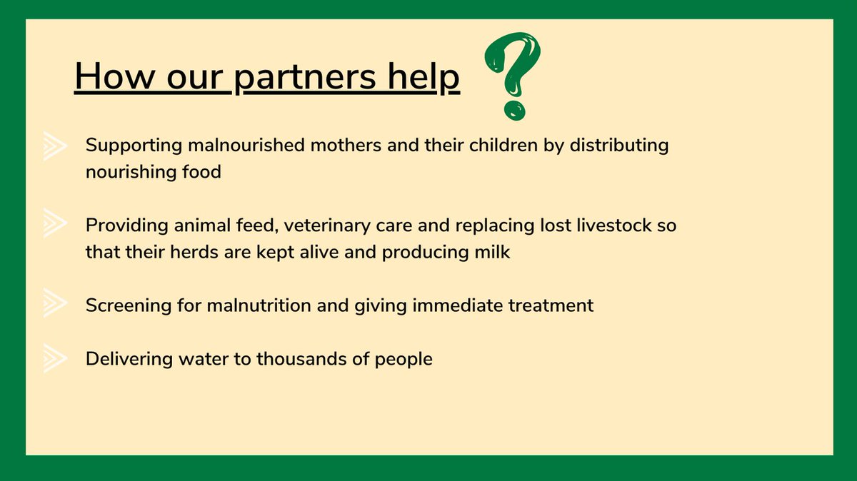 Today is #WorldDaytoCombatDesertificationandDrought. Drought devastates communities across #Ethiopia. Livestock suffers, which reduces people’s food supply in a time of need. However, our partner projects are able to help by providing #aid and resources to those who need it!