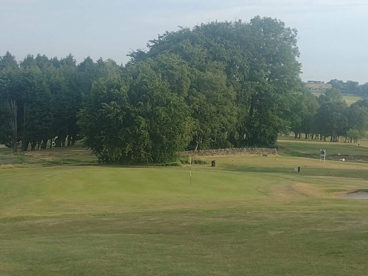 Greens cut , holes changed &amp; bunkers raked this morning.