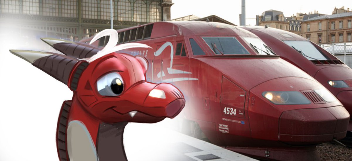 karpour's tweet photo. My contribution to #howtodragonyourtrain
A French Thalys! https://t.co/yoSYJxev77