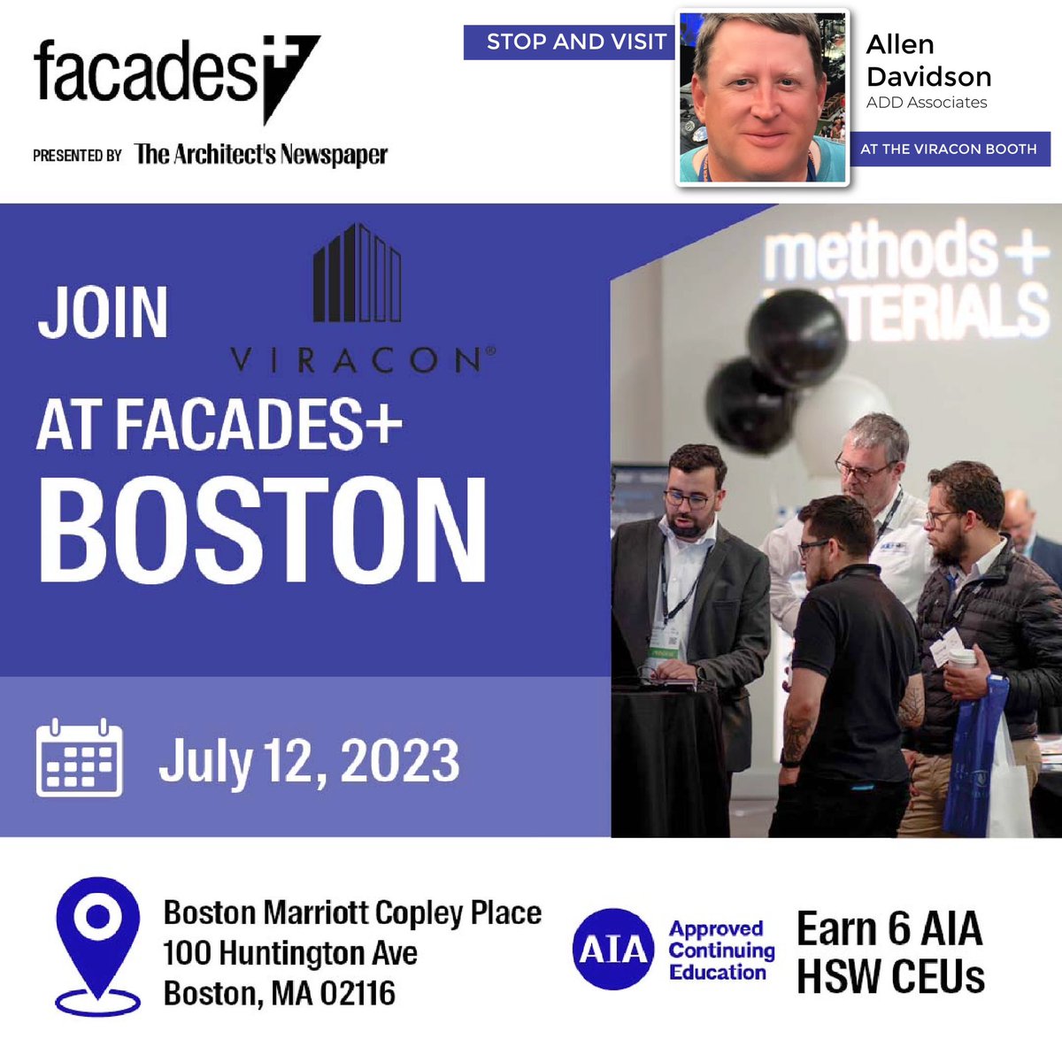 Registration for <a href="/FacadesPlus/">Facades+</a> #BOSTON conference is now OPEN! Be a part of the dialogue
on 7/12 #FacadesPlus facadesplus.com/Boston/. #ViraconGlass