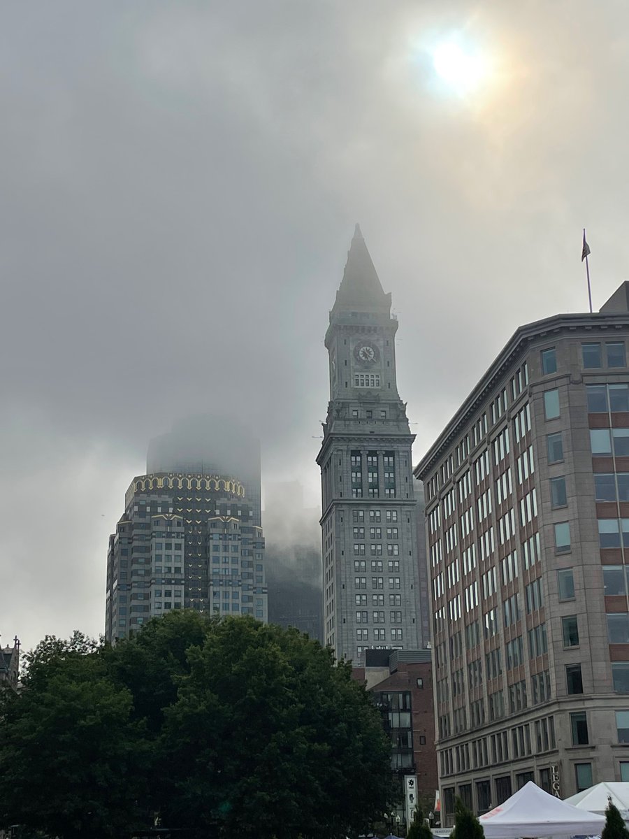 Be lovely if this was fog, but it’s not.

Once again the US east coast is blanketed with smoke from wildfires, including Boston. 

We are living climate change right now. It’s only going to get worse.

#climatehealth