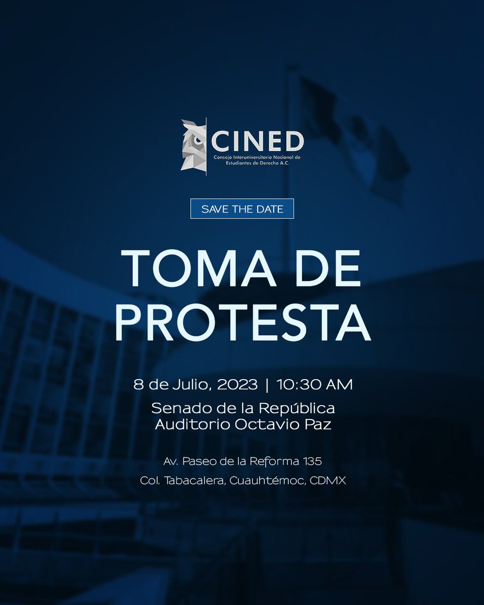 lesly_fvg's tweet photo. A pocos días de la toma de protesta del @ConsejoINED organizada en conjunto con @revistaabogacia. 
Contaremos con invitados de lujo como lo son: @oleavabogado @nuhadsita13 @JPgomezfierro @guillermouchac @Rober_Carrillo9 

¡No se la pueden perder! Acá toda la info del evento👇🏻 https://t.co/y3qqDNskeO