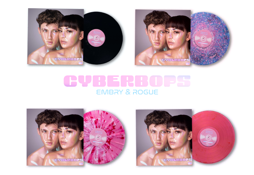 Get #Cyberbops on D2C vinyl variants at embry.lnk.to/store or roguemusic.com.