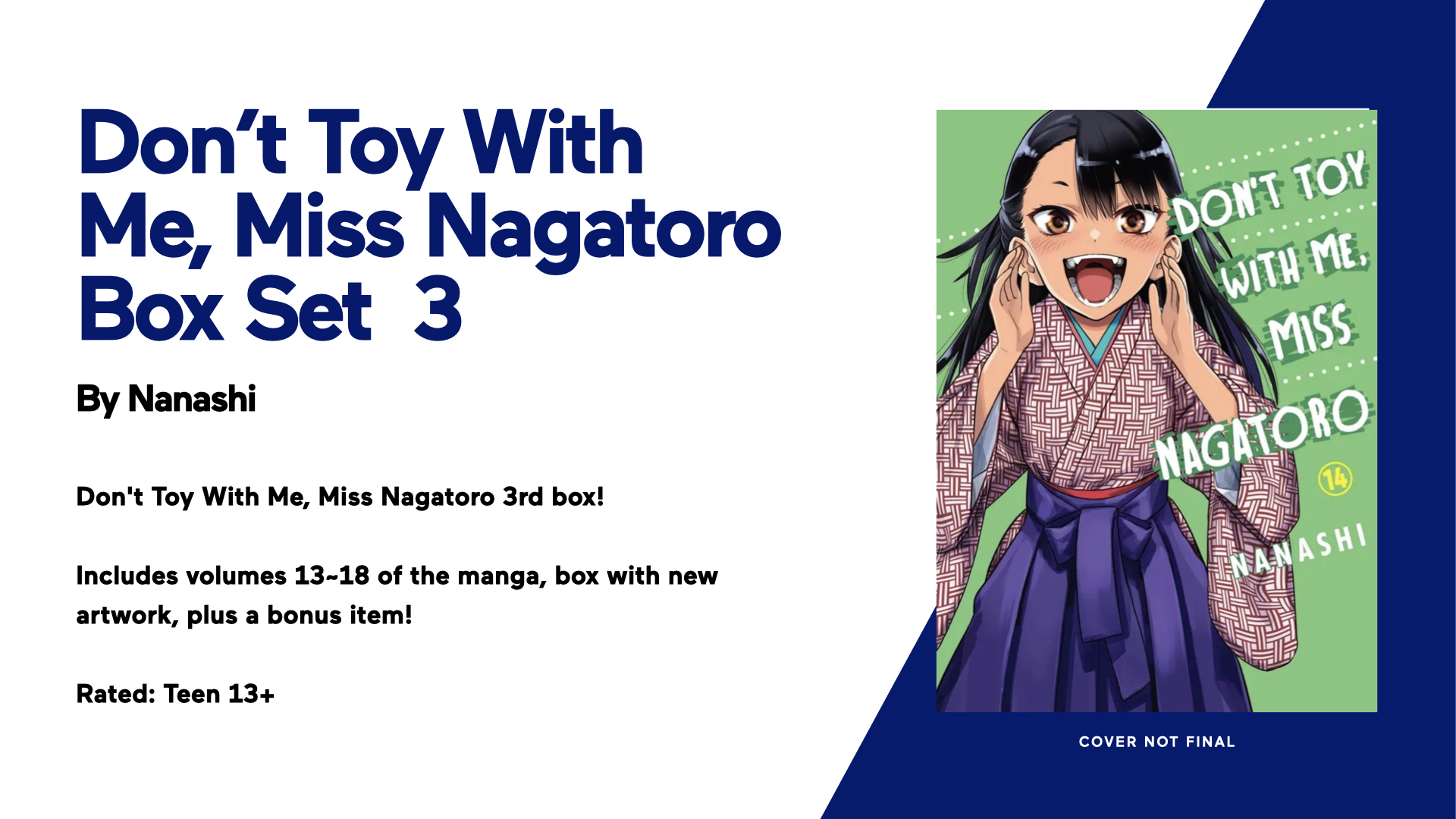 Don't Toy With Me, Miss Nagatoro 13 by Nanashi