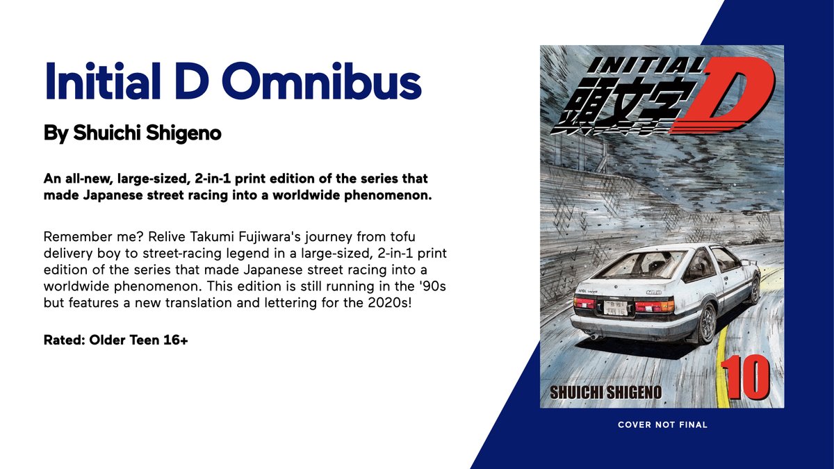 ICv2: Anime Expo: Kodansha to Bring Back 'Initial D' as Omnibus