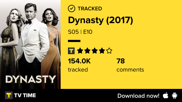 I've just watched episode S05 | E10 of Dynasty (2017)! tvtime.com/r/2Sg5k #tvtime