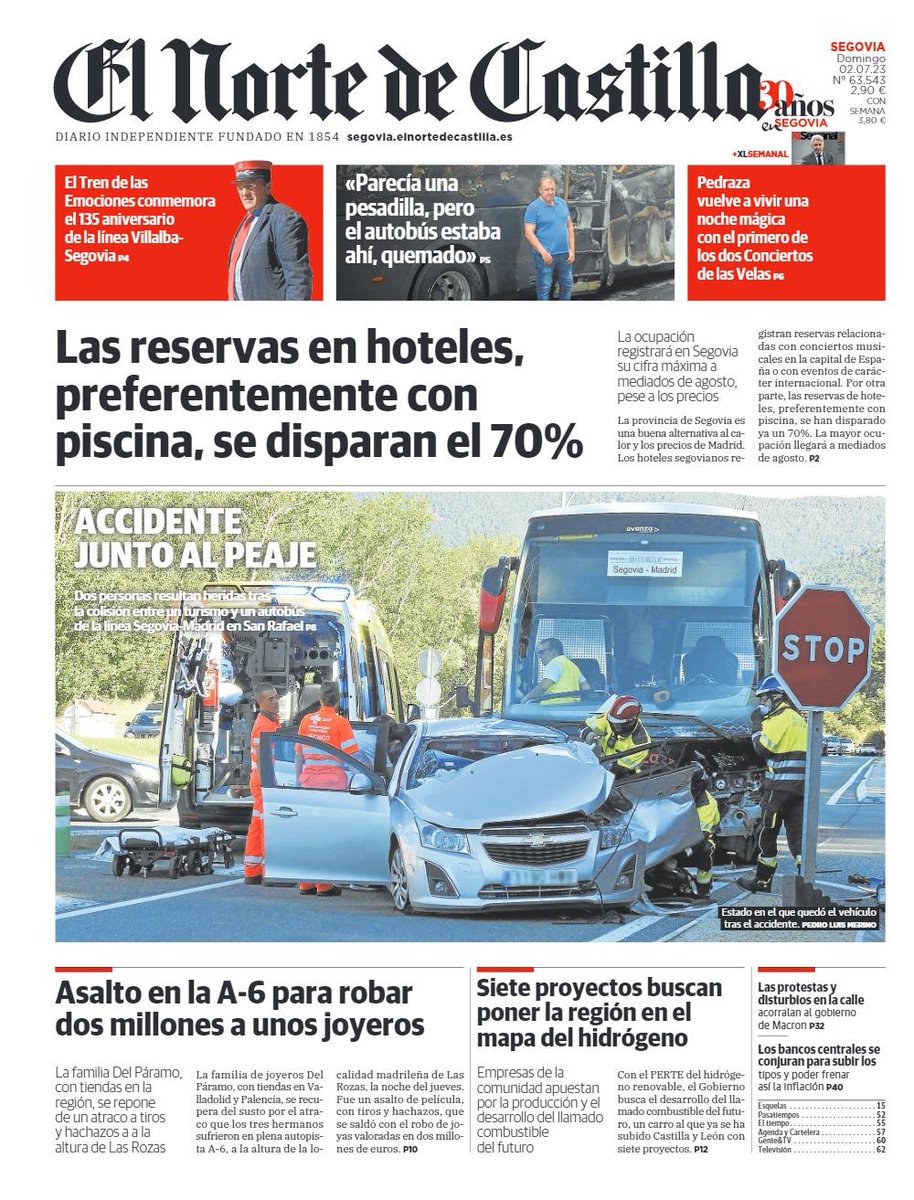 Mañana foto de portada en <a href="/ElNorte_SG/">El Norte. Segovia</a> #fotoperiodismo