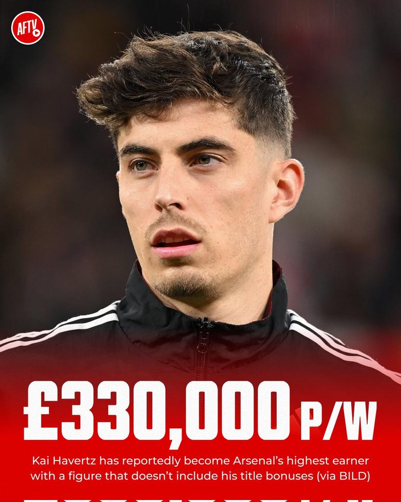 As an @Arsenal fan, will it be worth for @kaiharvertz to receive that amount of money weekly???