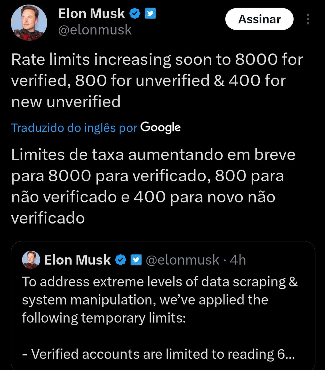 velocialta's tweet photo. Pessoal, por conta das mudanças na plataforma, ficará cada vez mais difícil de estarmos nessa rede.

Nos esforçaremos ao máximo para continuar publicando nosso conteúdo aqui. 

Mas recomendamos que siga no @velocialta no Instagram, TikTok e YouTube. 

Nos vemos online! 

Abraços https://t.co/3LwA49QNEI