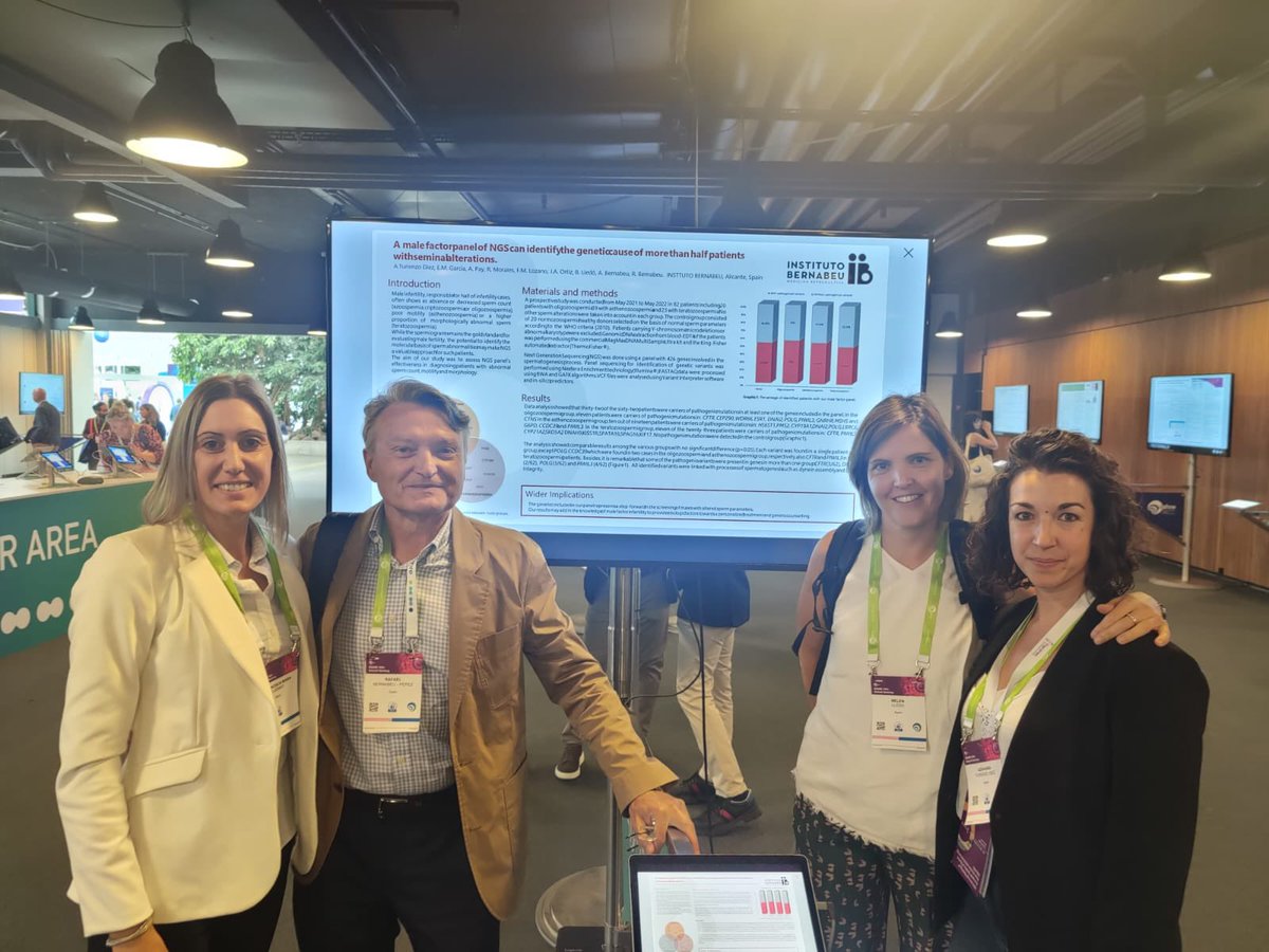 Días intensos para aprender y compartir nuevos conocimientos en un excelente meeting #ESHRE2023. Gran equipo y buenos amigos #INSTITUTOBERNABEU

Intense days to learn and share new knowledge in an excellent meeting #ESHRE2023. Great team and good friends #INSTITUTOBERNABEU