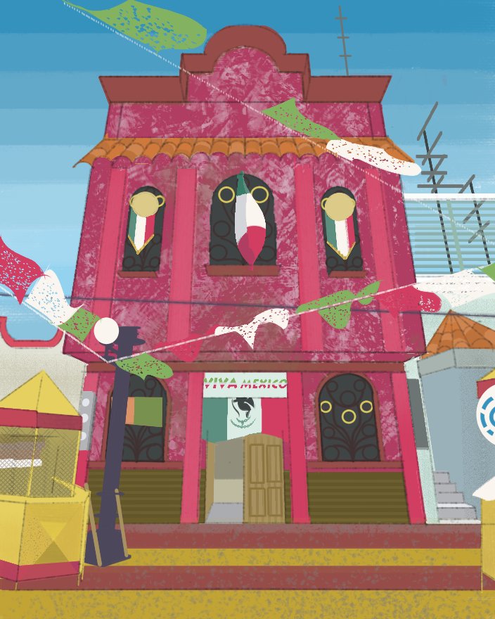 Fitoonz1's tweet photo. Tijuana Summer Sketch 

#Mexico #digitalart #background #Tijuana #colorful #sketch #sketchbook #digitalpainting #backgroundpainting #ClipStudioPaint #background #summer #SummerVibes #perspective #Mexicoart #backgrounddrawing https://t.co/fbvx16Gfuh
