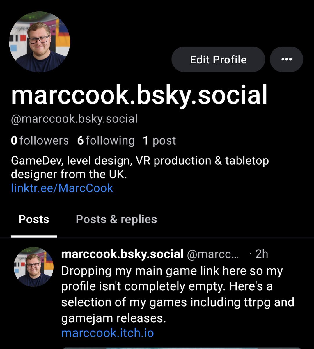 MarcCook_'s tweet photo. Anyone that's making the move over feel free to add me. Would love to be able to continue to see everyone's games and art https://t.co/LfO7z8ZMSt