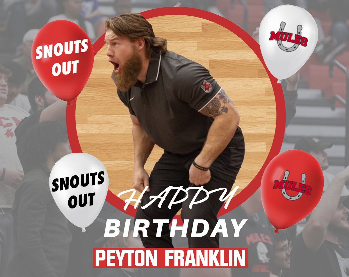 💪MULES NATION💪 Help us in wishing a huge Happy Birthday to our Strength Coach @PeytonFrankli11. Have a great day Coach Franklin!