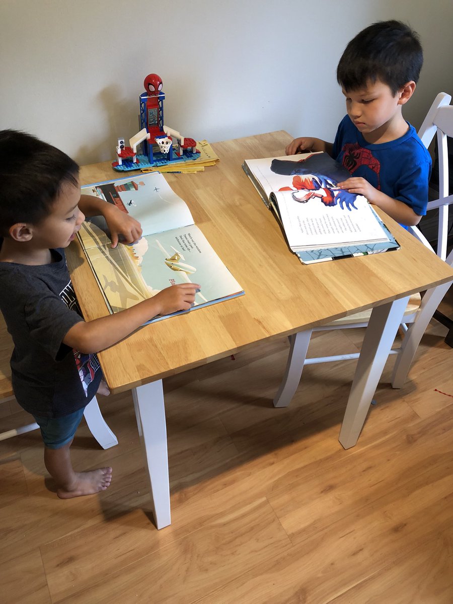 Took the boys to the Moili’ili library for their first library experience! Came home with over 20 books and they have been glued to their table ever since. They are hooked.
Books are awesome. Libraries are awesome! 
#SaveBooks #SaveLibraries