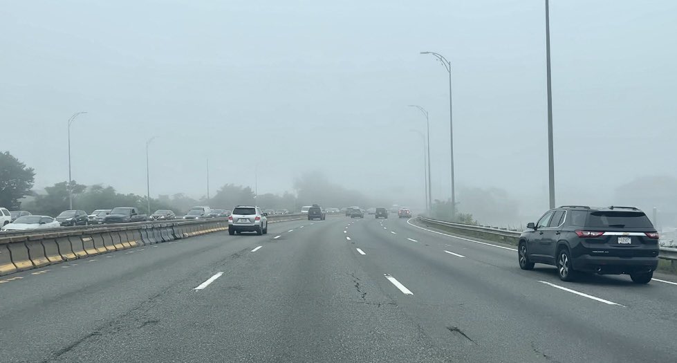 A thick haze hangs over #Boston now as a result of heavy smoke from wildfires sweeping Canada ☁️ #wcvb #CanadaWildfires