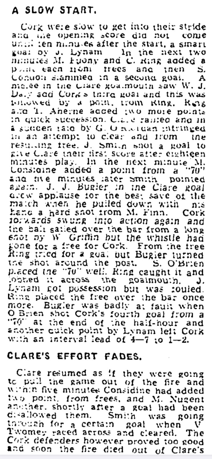 Cork Hurling History 🔴⚪️ on Twitter "The Rebels had much the better of