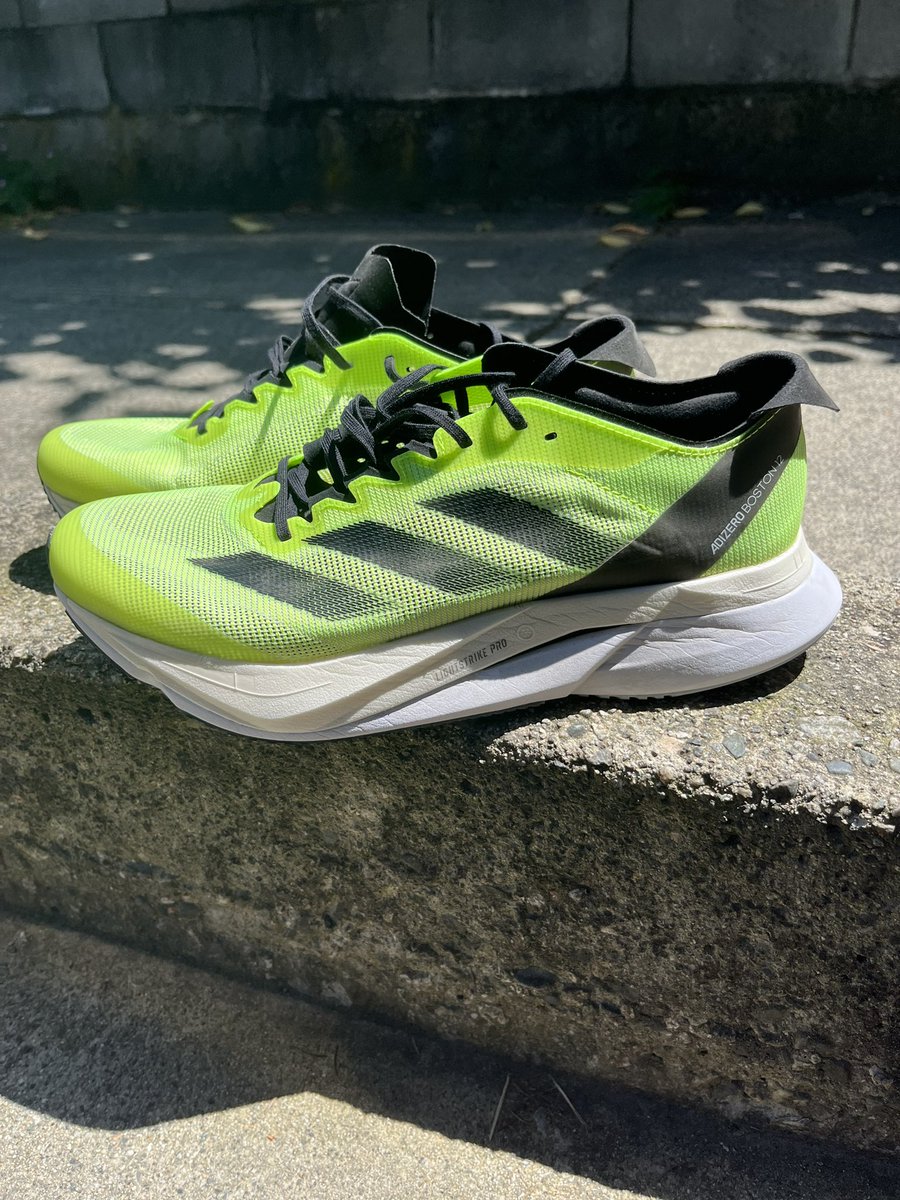 The new @adidasrunning  Boston 12 is really good! Highly recommend if you’re looking for a single shoe to be your training workhorse.  Felt great at my marathon race pace, and at easy day paces. #Boston12 #Adidas #Running https://t.co/7aPS8FW9WX