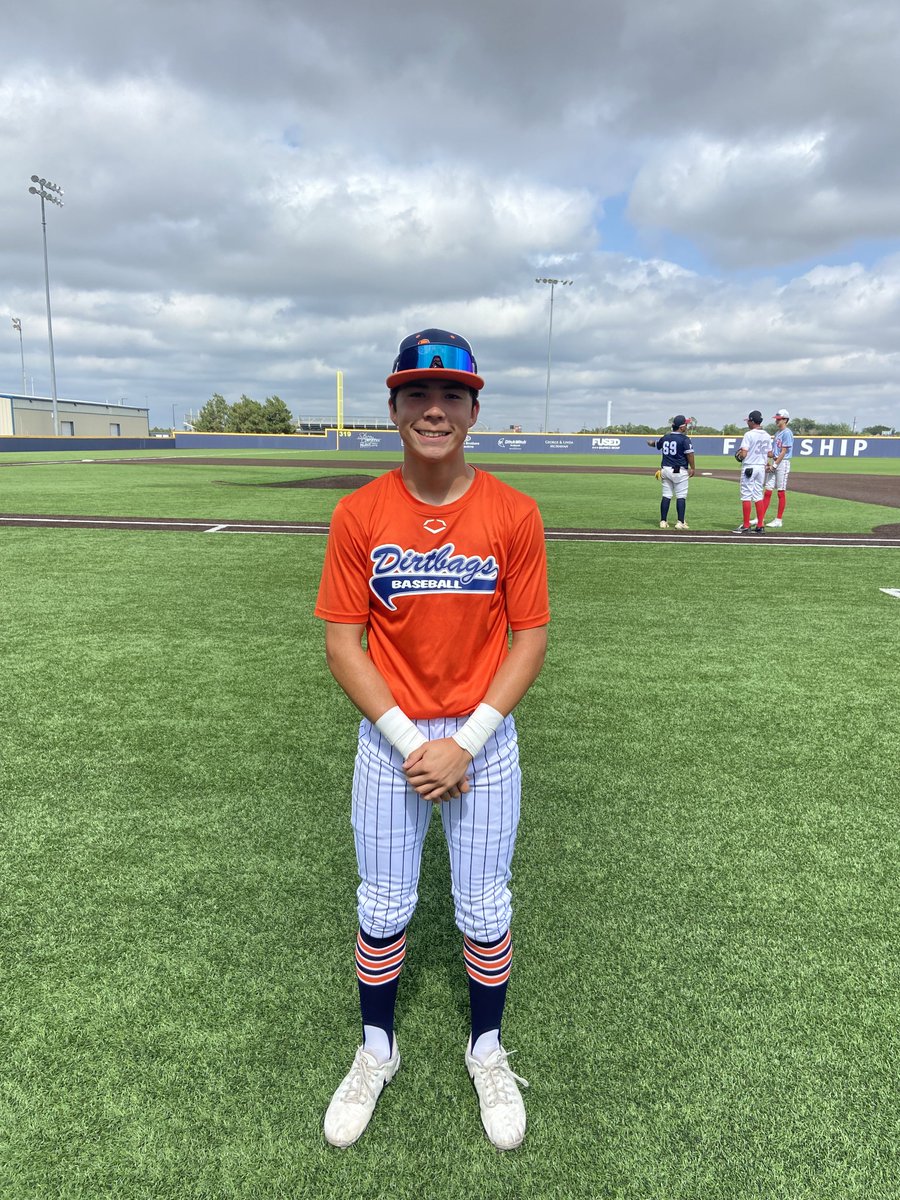 F: <a href="/NTXBC_DIRTBAGS/">NTXBC Dirtbags</a> Green 8,
USA Prime Duke City Sell 0
PoG: <a href="/landrymont_29/">Landry Montgomery</a> 5 IP, 3K, 0R
Hitter: <a href="/jamiddleton_/">James Middleton</a> 2-3