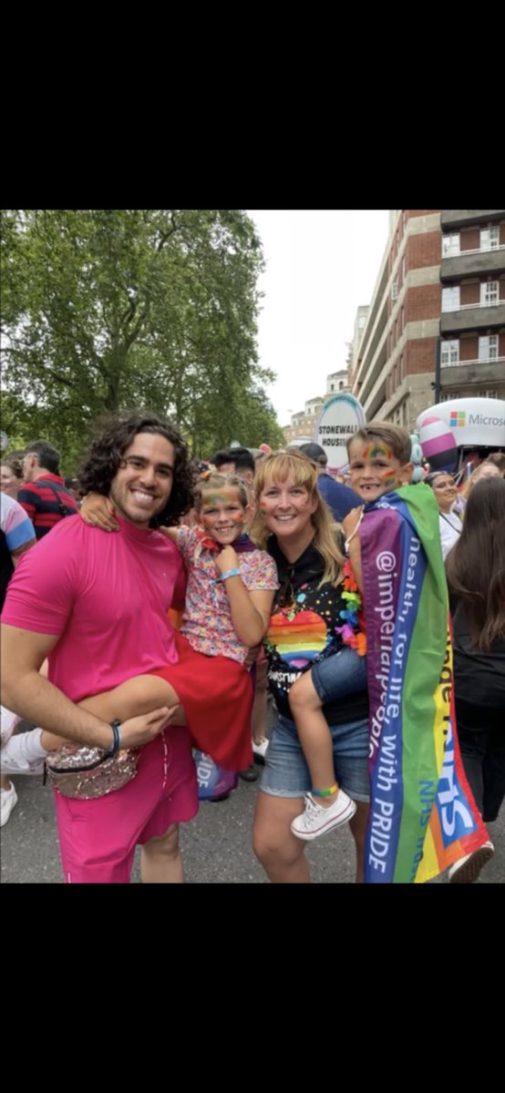 Today I took the kids to represent @ImperialNHS at #LondonPride2023 
Happy Pride @Imperial600 ❤️🧡💛💚💙💜 #loveislove #burstingwithpride #NeverMarchAlone #PrideInNursing