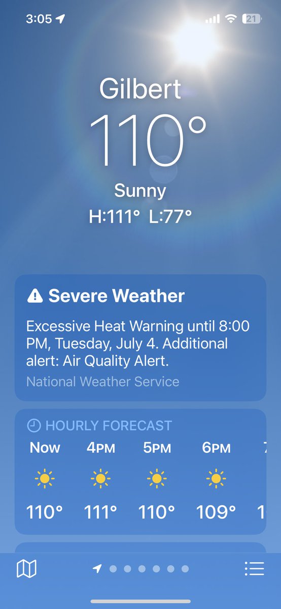 Well… this isn’t so great… 😭😭😭

Perfect weather for an Open House? I’m glad I started mine early today! 🙌🏽

#PhoenixHeat #GilbertAZ #GilbertRealEstate #GilbertRealtor #TooHot #ItsADryHeat