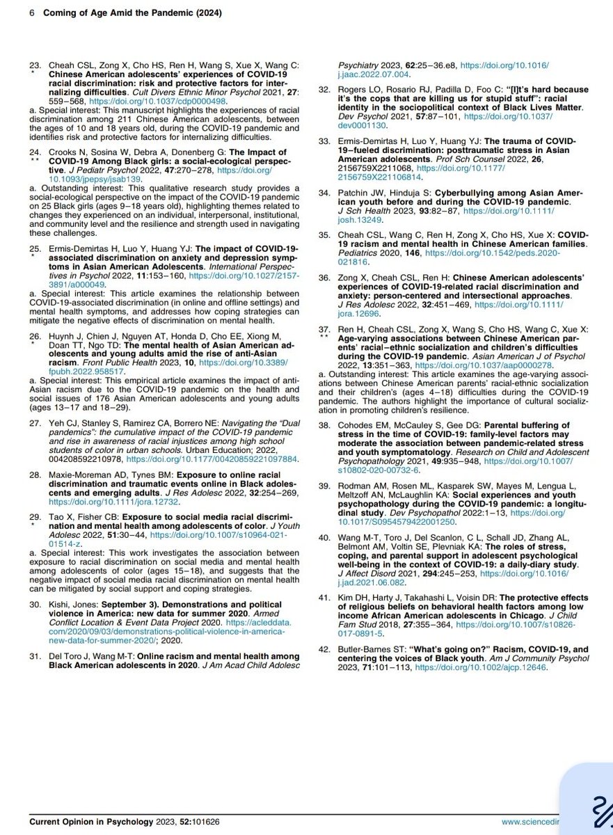 StreetTreck's tweet photo. 𝓢𝔱ᖇ𝐞Ⓔţ 𝐓𝓻Ⓔᶜ𝓀 #52
✍️L.Eboigbe etal
Dep of #Psychology
@UofMaryland #June2023
"The #compounded #EFFECT of the #dual #pandemic on #ethnic-#racial #minority #adolescents' #MentalHealth and #psychosocial #Wellbeing"
https://t.co/RYznyQHHKD
#StreetTreck🛤️ #Covid #FullPdf⬇️ https://t.co/1gNqflLwJP