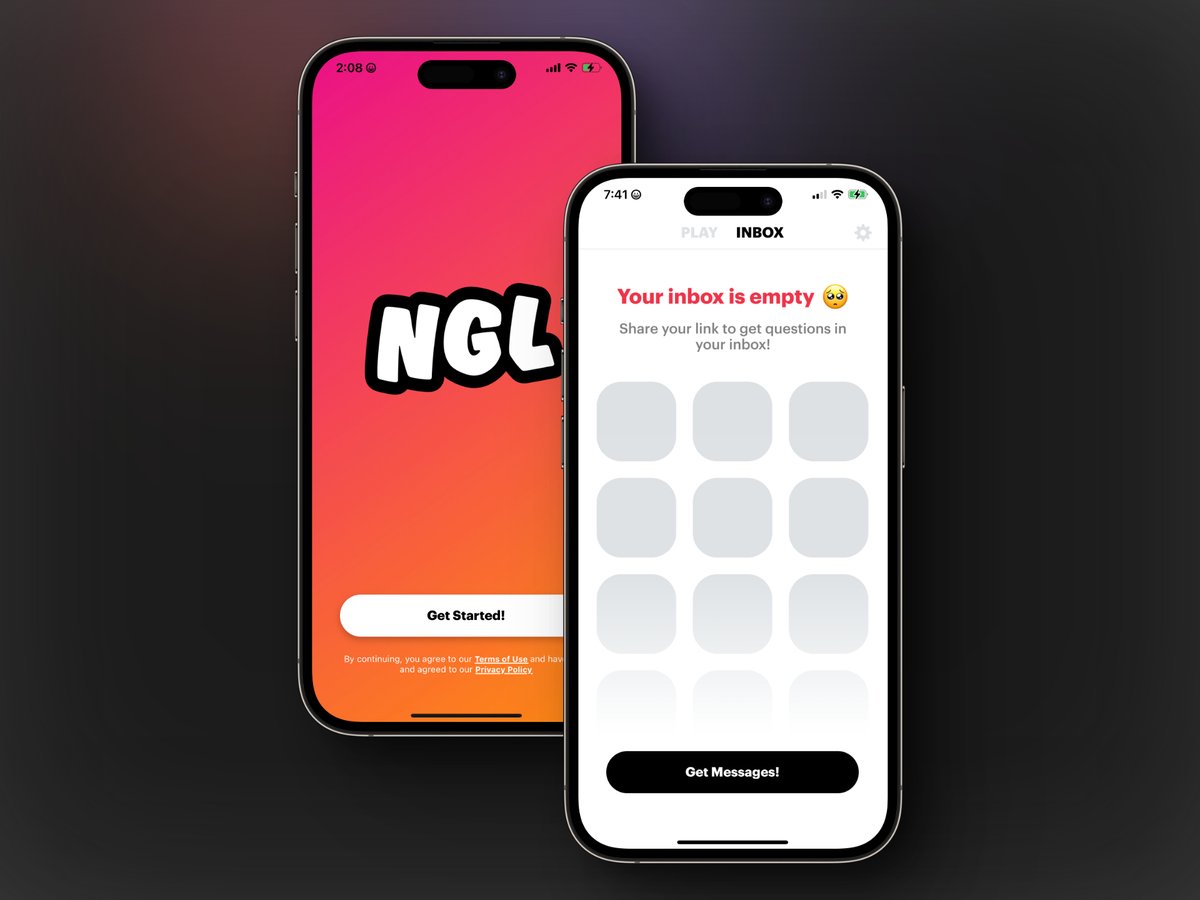 Key takeaways to make an app design like NGL:

1. BIG BIG BIG
- Design the app like a toddler is tapping on the buttons.

2. SPEED
- Caption Genius' onboarding was way too slow compared to NGL (Which is one button press)

3. SIMPLICTY &amp; COLORS
- NGL app is bright and easy to