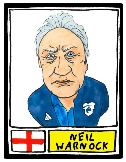 You just wasted one of your six hundred tweet views on an incompetent drawing of Neil Warnock