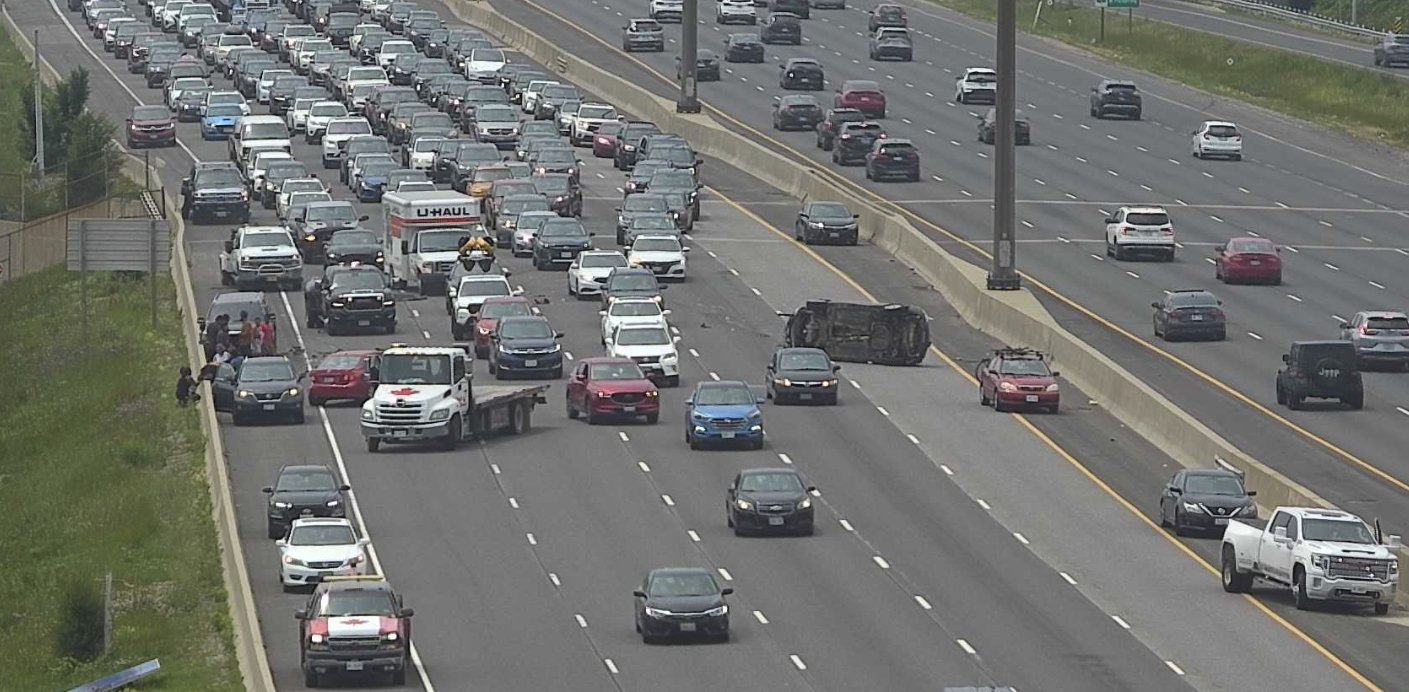 Trafficnet.ca on Twitter: "HWY 401: Eastbound at Westney (Ajax) a crash ...