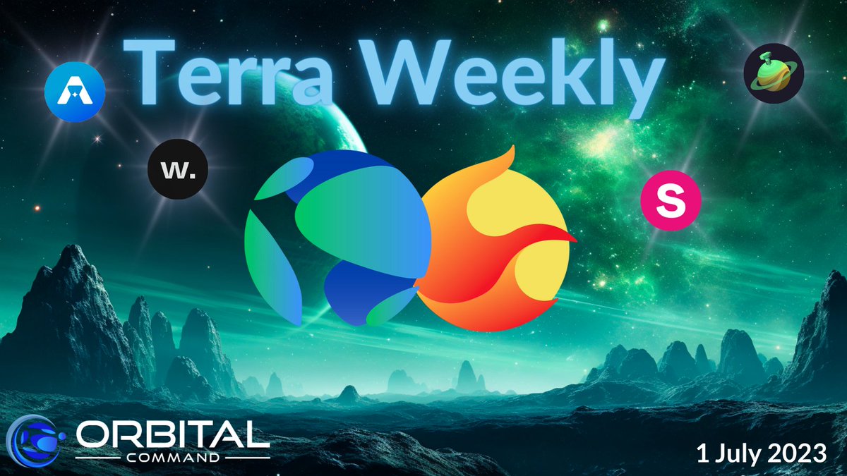 orbital_command's tweet photo. This week in Terra Weekly the news includes:

- TFL updates
- project releases
- pre-announcements
- governance votes
- community thread

And maybe some alpha 🧵👇 https://t.co/vzphWzvcF8