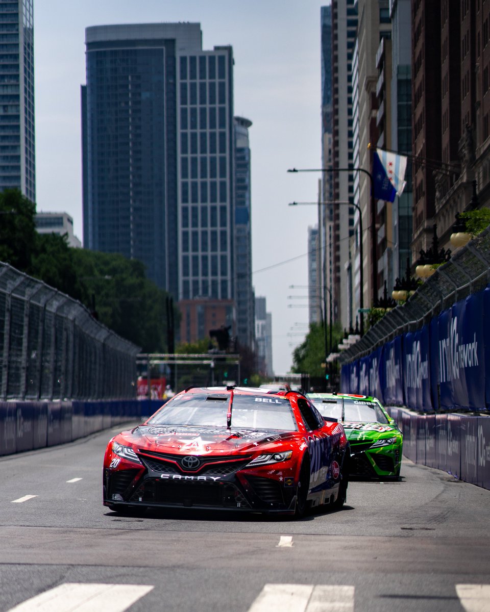 NASCAR's tweet image. This is a real photo. #NASCARChicago