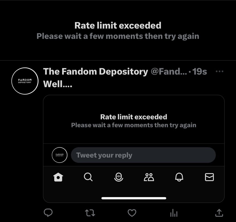 FandomDpository's tweet image. This is …..fun @elonmusk 

I can’t afford twitter blue and now you have taken away my ability to even view tweets 

What’s the deal 
Seriously 
How does this benefit you in any way 

#Twitter #Fandom #ElonMusk #Tweet #Limiting #poor #rich #IAmPoor