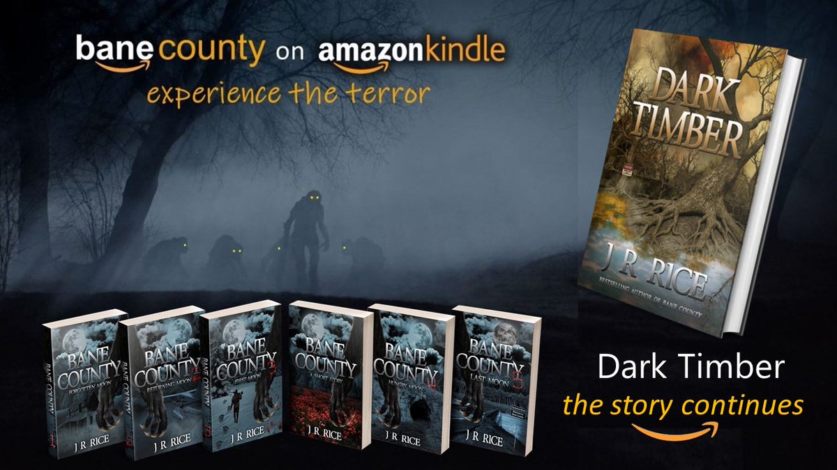 JRRiceauthor's tweet photo. .
THE BANE COUNTY SERIES
8,000+ Reviews on Amazon & Goodreads
⭐️⭐️⭐️⭐️⭐️ 4.6 out of a 5-Star Rating
New spin-off:
DARK TIMBER: A Jackson Campbell Thriller
https://t.co/v808yZDGVr
#BaneCounty #DarkTimber #Horror #Suspense #Mystery #Creatures #Werewolves #Thriller #ASMSG #IARTG https://t.co/KmlZ7jUmTJ