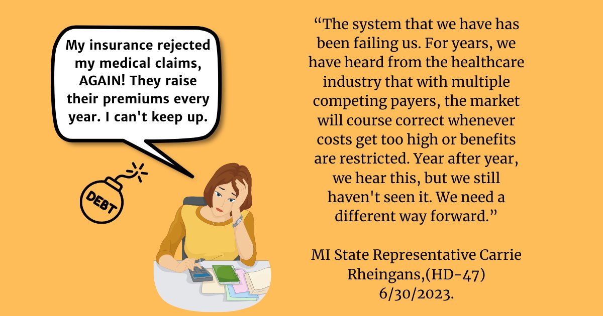State Rep Carrie Rheingans will hold town halls later this summer  to discuss her 2023 MICare legislation. It's time for a serious conversation about health care in Michigan.

<a href="/OnePayerStates/">One Payer States</a> <a href="/RepRheingans/">Rep. Carrie Rheingans</a> <a href="/MichiganUnited/">Michigan United</a> <a href="/dsam4a/">DSA for Medicare for All</a> <a href="/DUH4Healthcare/">Duh Health</a> <a href="/PNHP/">Physicians for a National Health Program</a> <a href="/Center_4_Change/">Center For Change Northern Michigan</a> <a href="/MICHUHCAN/">MICHUHCAN</a>