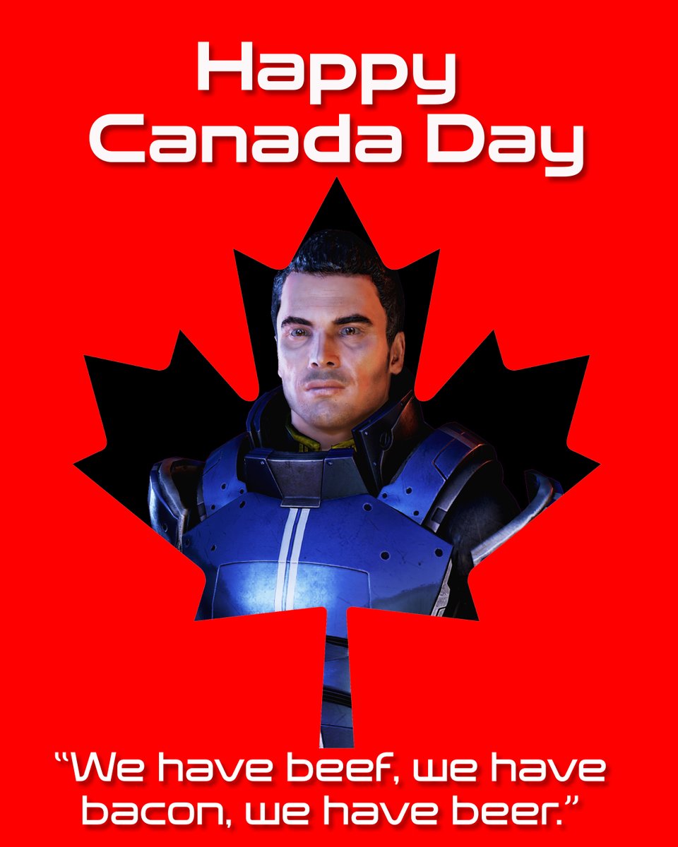 bioware's tweet image. Happy #CanadaDay to all our proud Canadian coworkers, friends and fans! 🍁