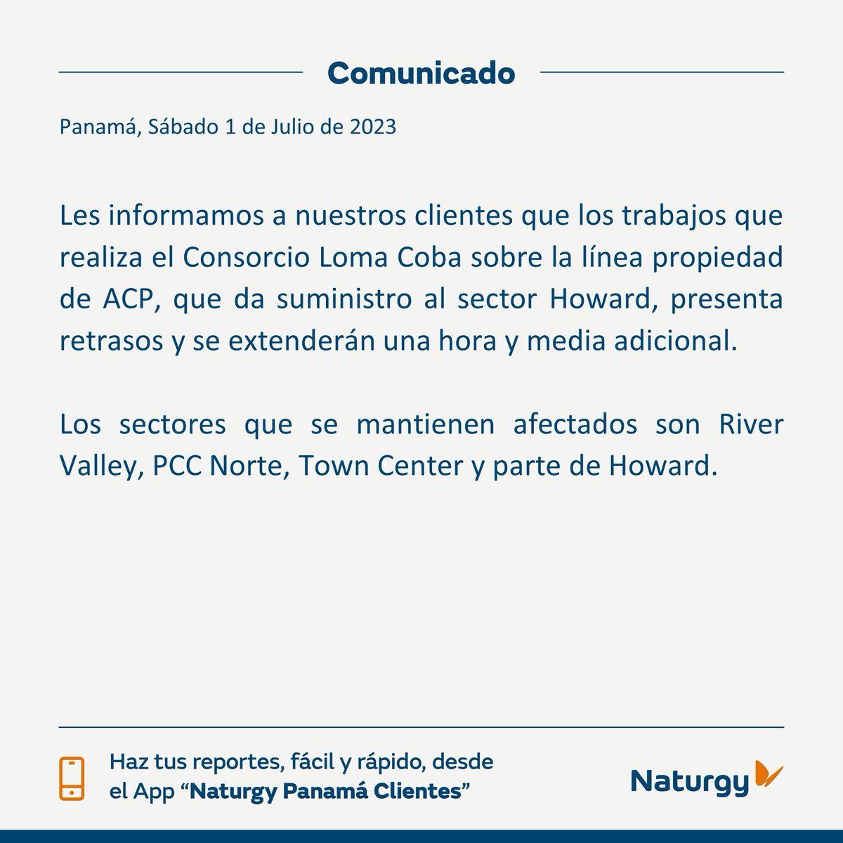 Naturgy Panamá tweet media