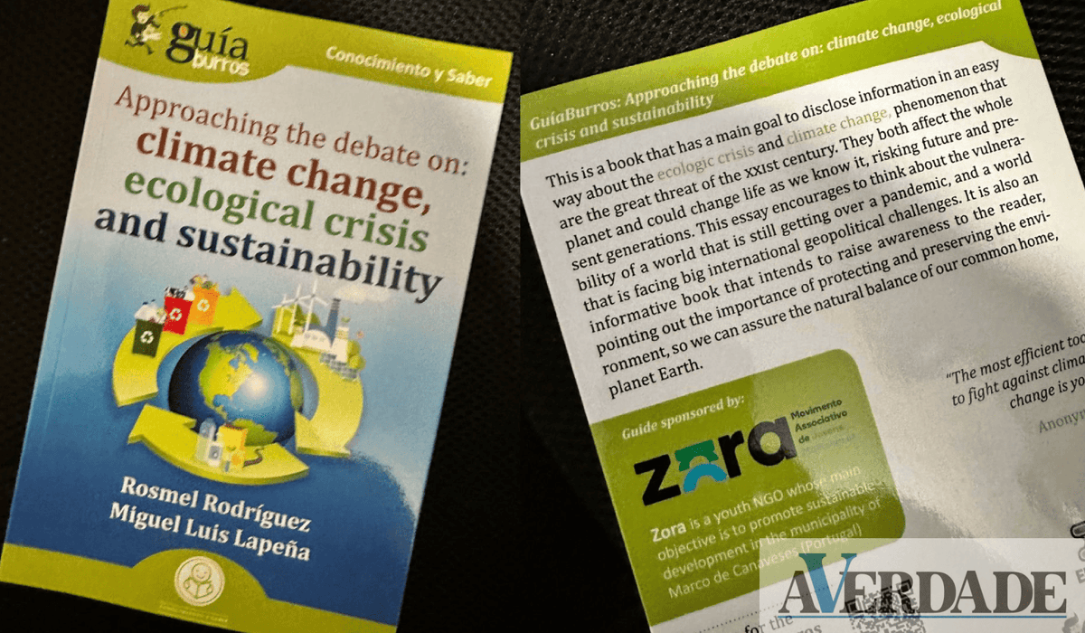 averdade's tweet photo. #Destaque #MarcodeCanaveses Marco: ZORA apresenta o seu primeiro livro sobre mudança climática e sustentabilidade https://t.co/v46hZYindR https://t.co/EyRh6mJVX4