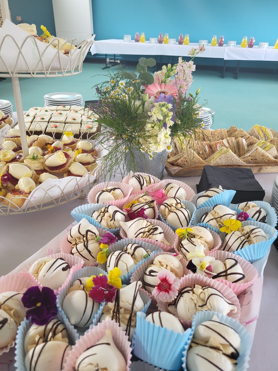 ktstanding's tweet image. Founders day @FrenshamHeights  today, delicous cakes and super sandwiches for afternoon tea @NSkevington75 @birch_gmsil