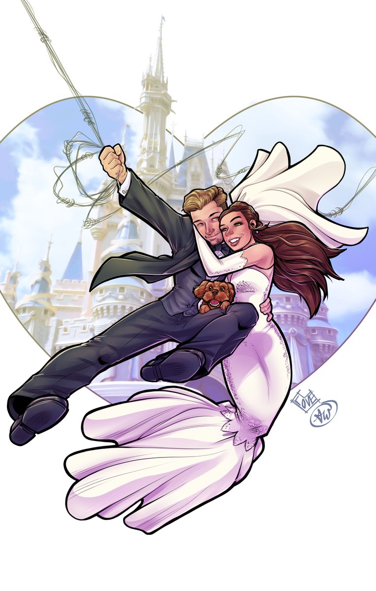#spiderman #wedding #artcommission that we're pretty proud of! We hope the wedding was awesome guys ❤

#ArtistOnTwitter #comicartist #art #comics #digitalartist #weddinginspiration #weddingday #bride #weddingideas #love #weddingdetails #weddingdress #ComicArt #digtalart