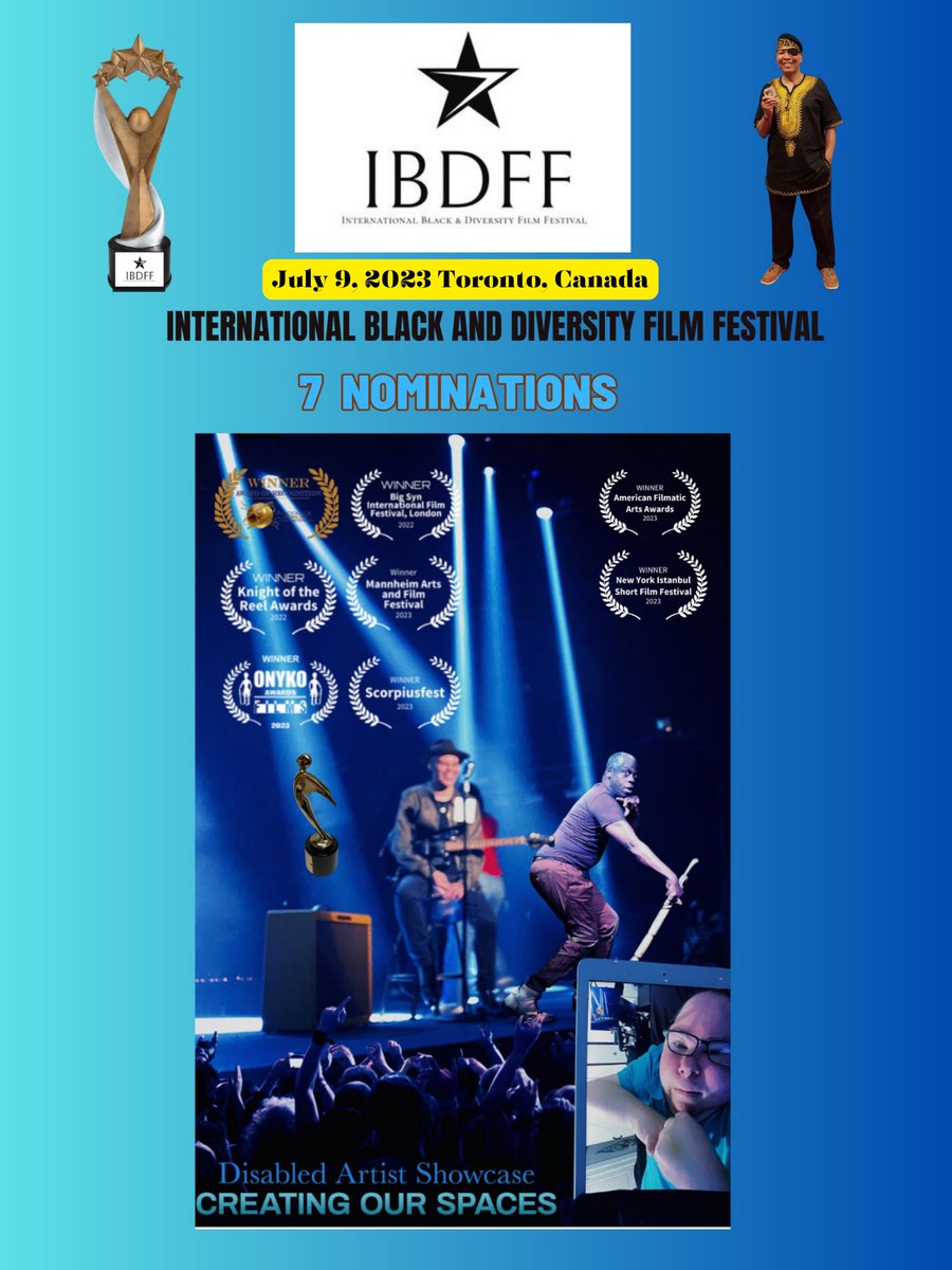 EmmittThrower's tweet photo. Disabled Artist Showcase: Creating Our Spaces Screening @ibdffestival #disabled #filmmaker #canada #ibdff2023 #disabled #filmmaker #disabilities #Toronto #documentary #sma #raredisease #rarediseases @genentech #sma @DisorderRare #Spaces #rarediseases @tylerperry @TPstudios #sma https://t.co/B2Fg0SZnUb