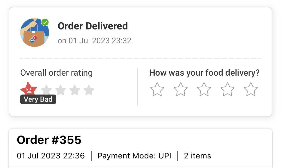 BhavnikR's tweet photo. @dominos_india @dominos 30 min pizza delivery with cold pizza!! Having said that if need pizza within time frame then need to take from store otherwise will delivered within 1:30 hours to delivery!Still its ok we reached to store and take order to home by self with cold pizza’s https://t.co/YLUFrUF4Pe