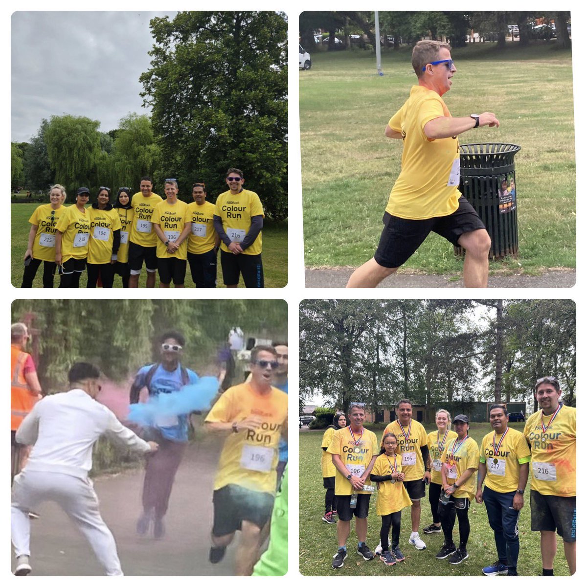 Brilliant morning at @LutonFoodbank #ColourRun Well done to Team @leamanorschool it was a pleasure to be at our first one - thank you to our team captain @Nou7Nour for organising us