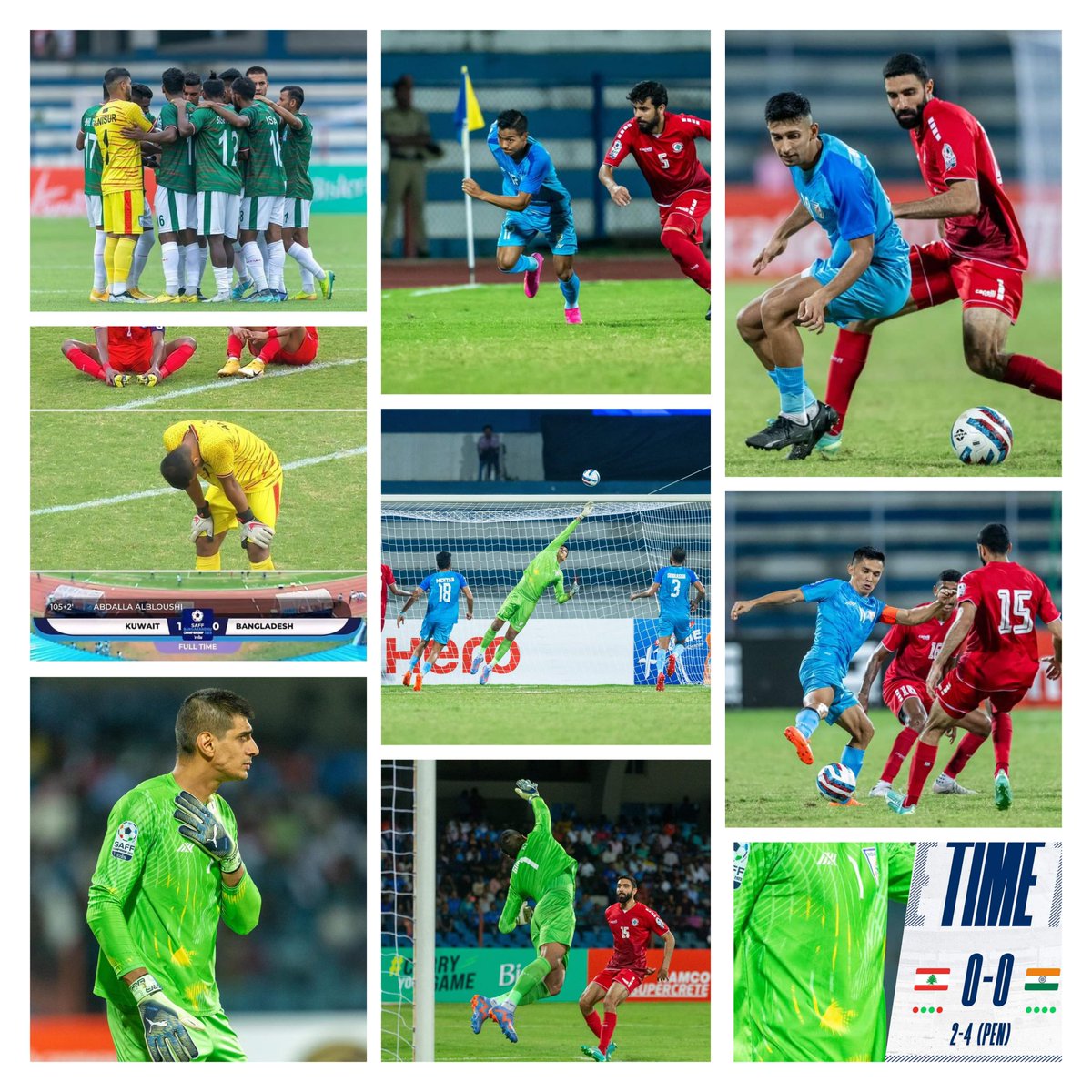 #Report | India stood their ground during the tie-breaker to see off their win against Lebanon in the semis! 🤩

#IndianFootball #SAFFChampionship2023 #LBNIND #BackTheBlue #BlueTigers #SAFF  #SAFFChampionship2023 #BlueTigers #BackTheBlue #IndianFootball  #GreenMaroonloyalUltras