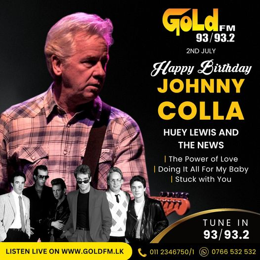 goldfmlk's tweet photo. HAPPY BIRTHDAY TO JOHNNY COLLA   📷
TUNE IN  93 / 93.2 Island wide
#GoldFM #johnnycolla #birthdays #lk https://t.co/FkUE6fkwH8